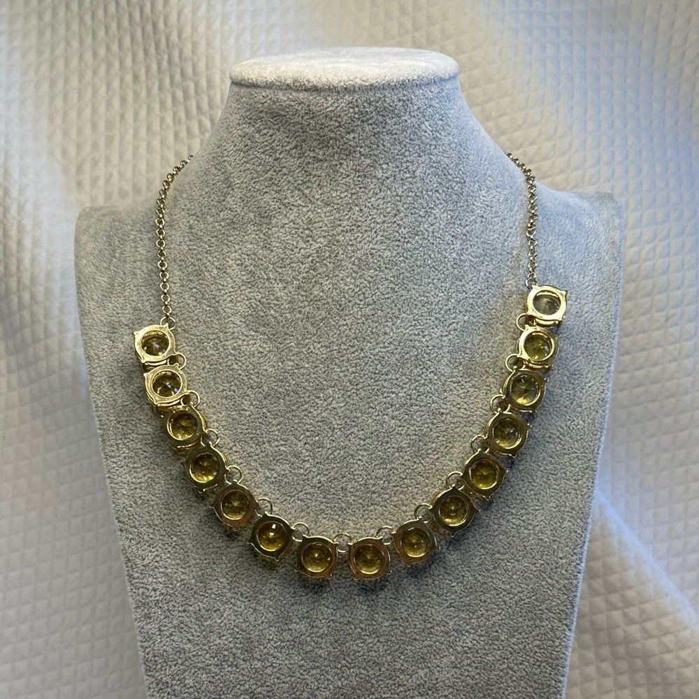 FINAL PRICE DROP Sparkling Chunky Marigold Citrine Necklace - Picture 3 of 5